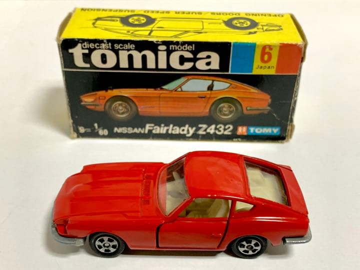 最初期 トミカ 日産 フェアレディZ432 赤色 1Aホイール - メルカリ