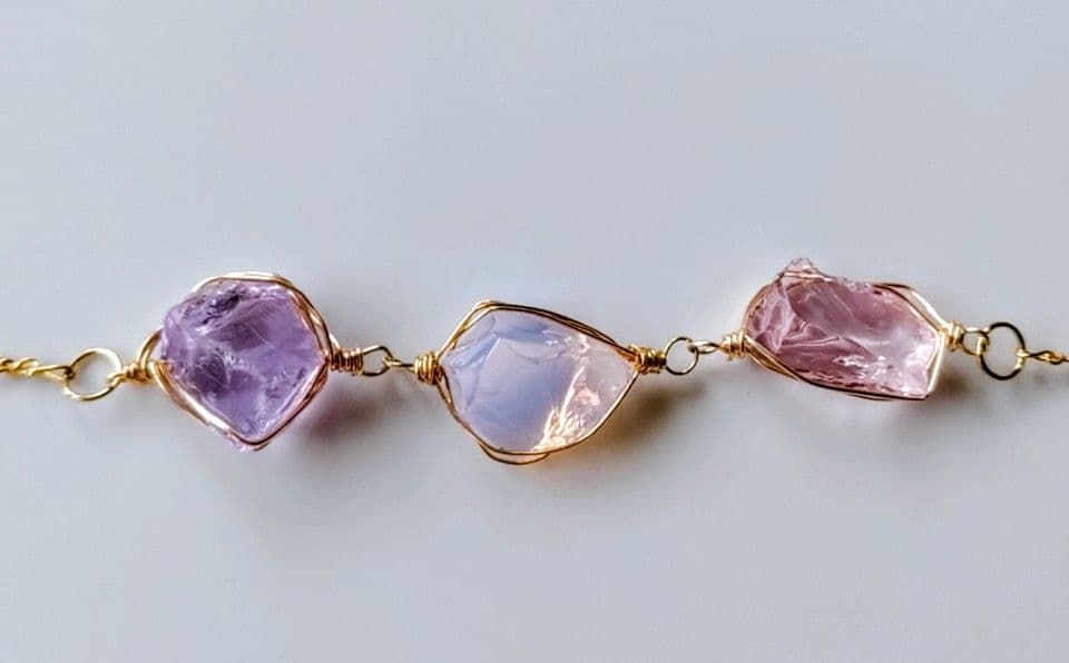 Kgf14 希少 アンダラ ルミネッセントピンク パープル 3カラー ブレス