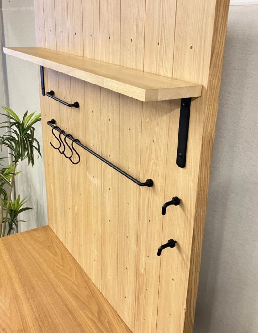 LOWYA 木製キッチンカウンター