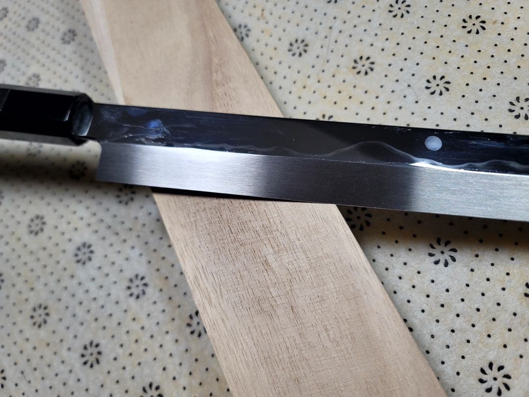 堺打ち刃物　富士山　本焼　白鋼　切付け柳刃300