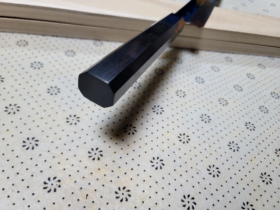 堺打ち刃物　富士山　本焼　白鋼　切付け柳刃300