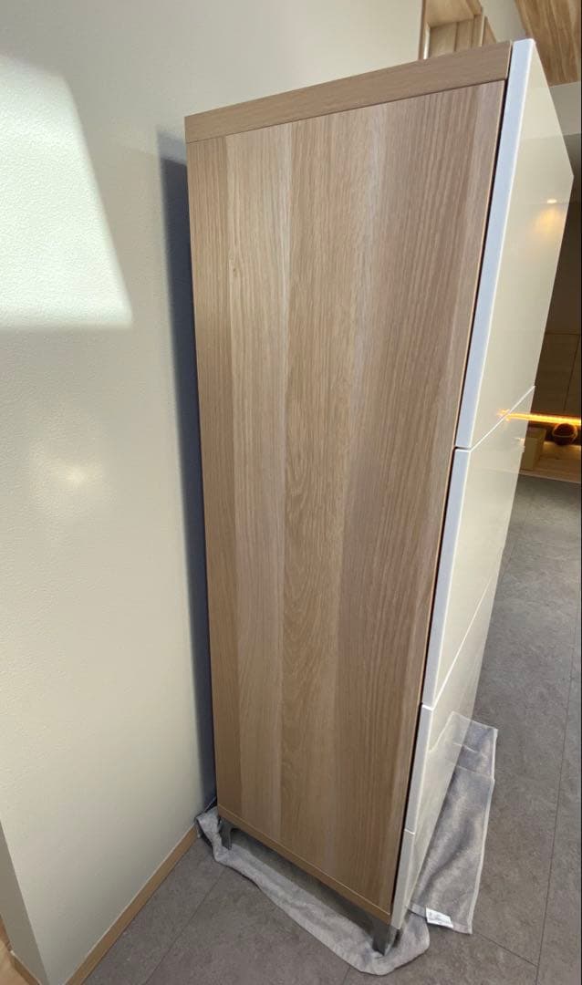 【IKEA】ベストー　ホワイト 木製 チェスト