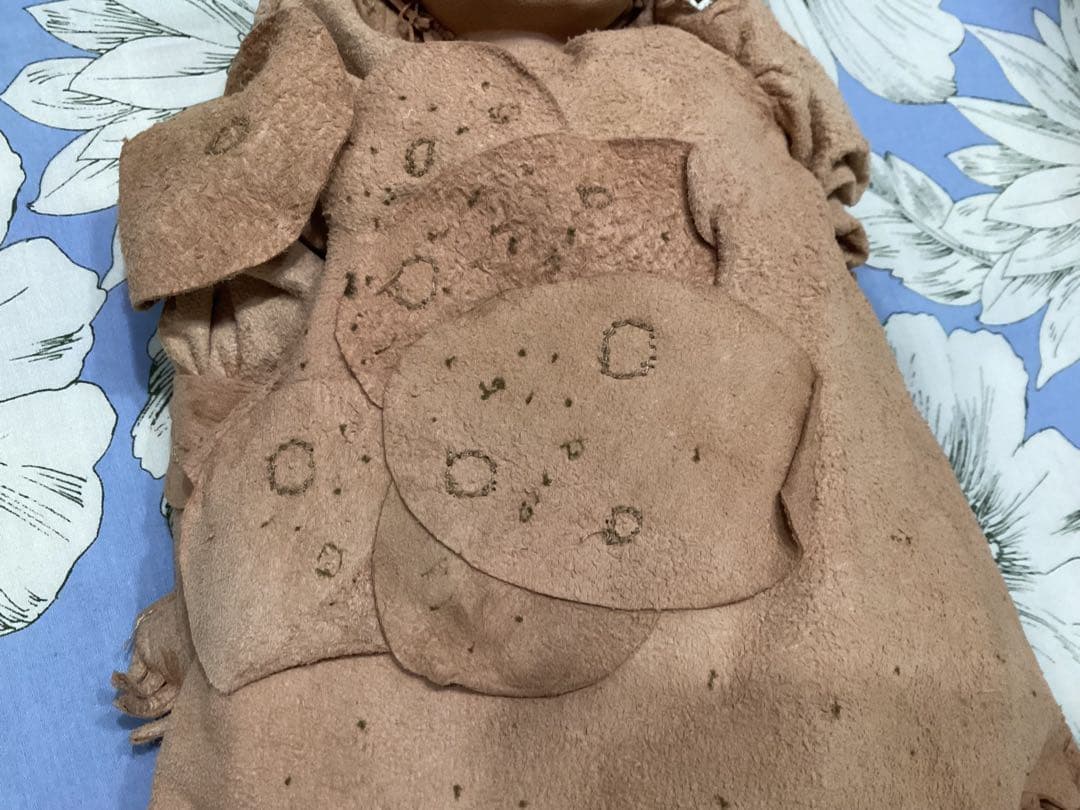 創作人形作家山下昌子　MAKODOLL 未使用　羊革花の装飾 アートドール箱付