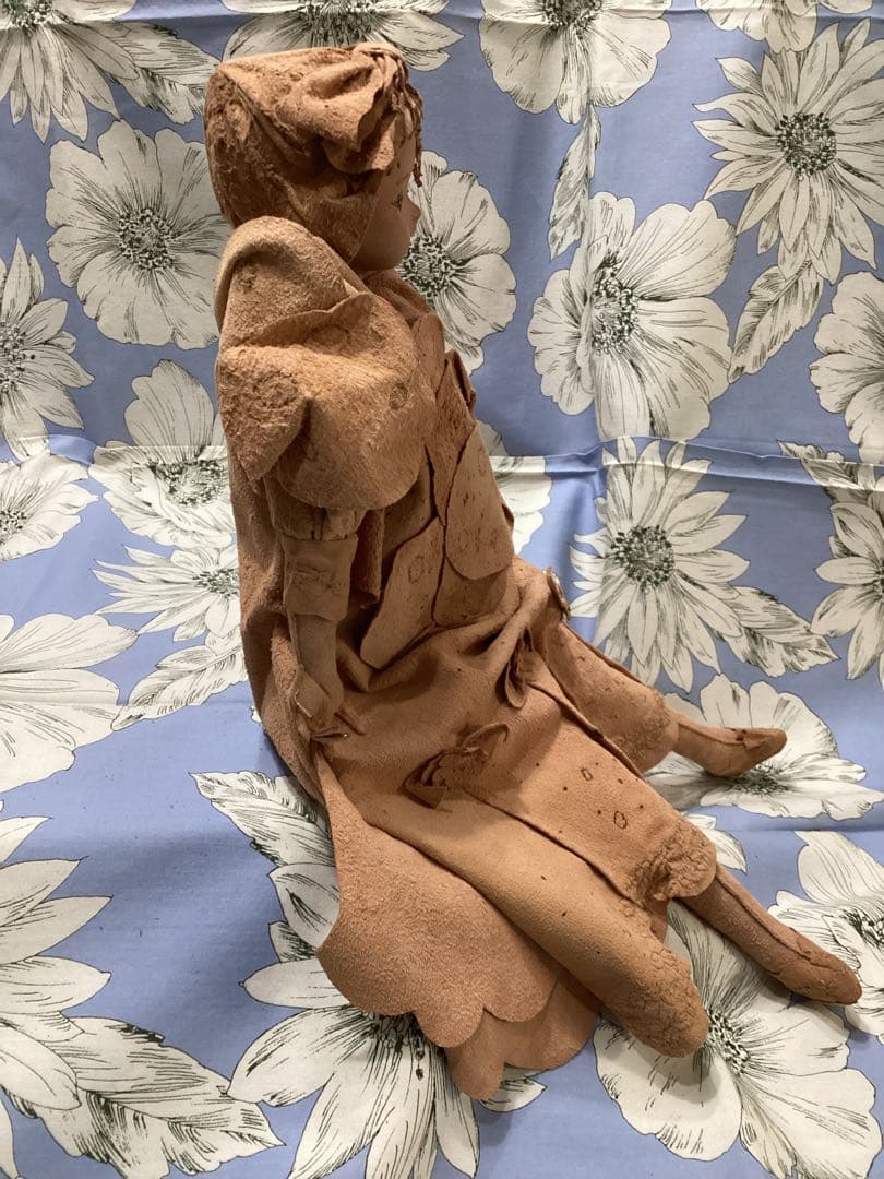 創作人形作家山下昌子　MAKODOLL 未使用　羊革花の装飾 アートドール箱付