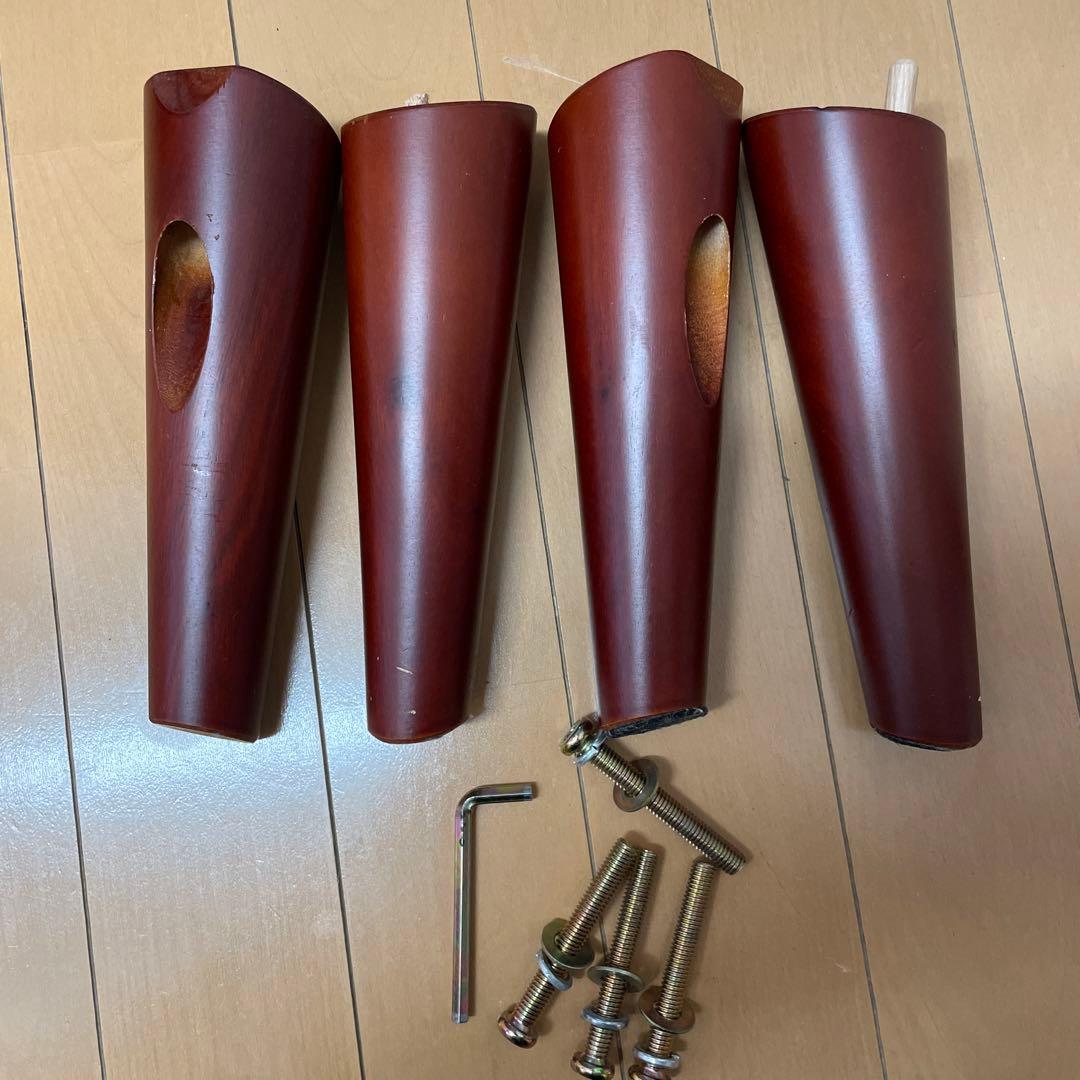 【nico】＊送料込＊ 家具のホンダ　オレンジ色のソファ　2〜3人掛け