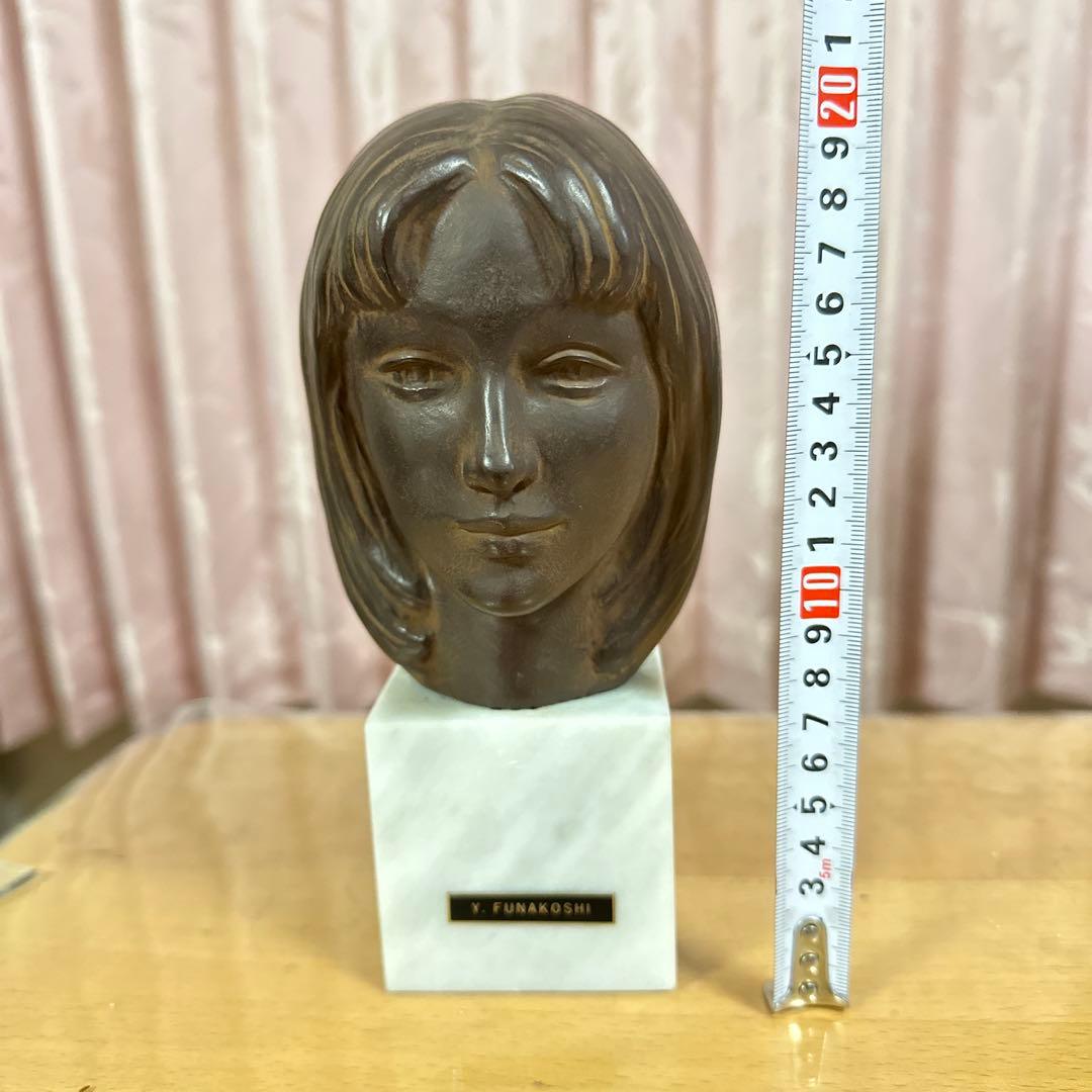 舟越保武 少女像 ブロンズ 彫刻 オブジェ 美術品 現代アート 彫塑