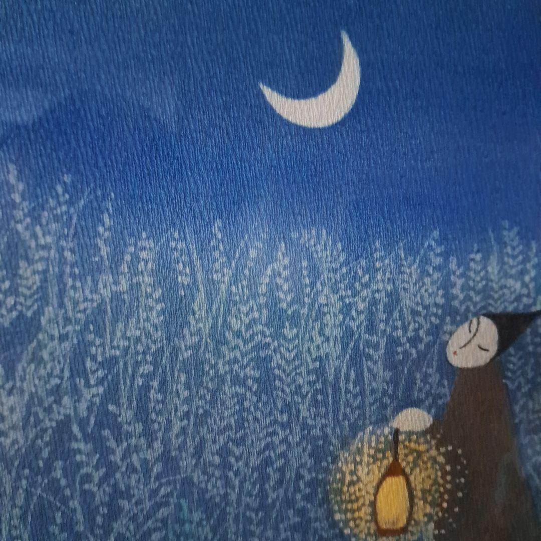 超希少 月光の魔術師 加藤 千代さん作 染画ロウ描きと染め