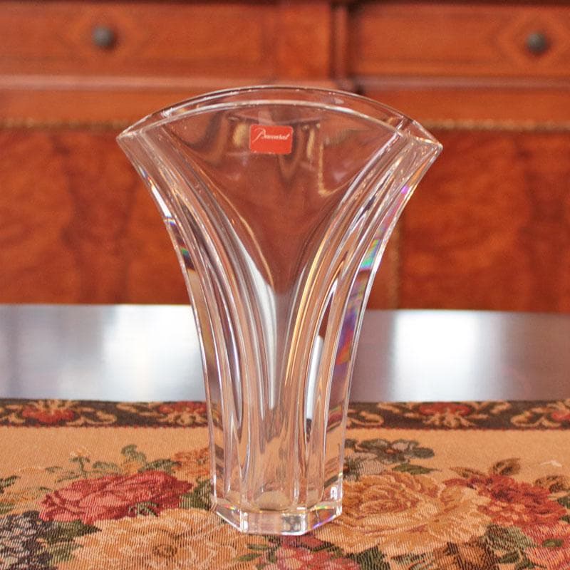 Baccarat バカラ フラワーベース 花瓶 ギンコベース 101-024