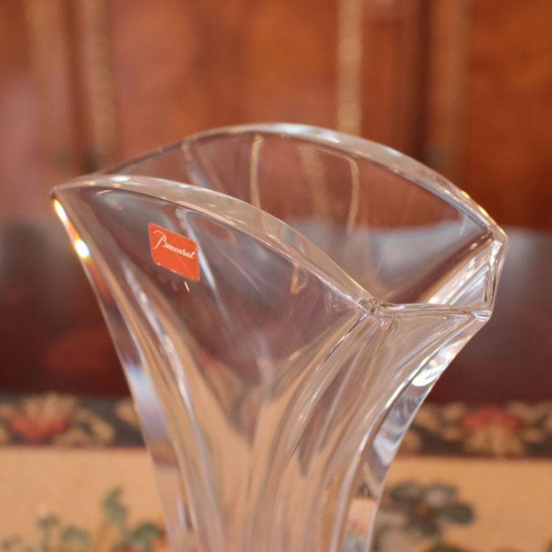 Baccarat バカラ フラワーベース 花瓶 ギンコベース 101-024
