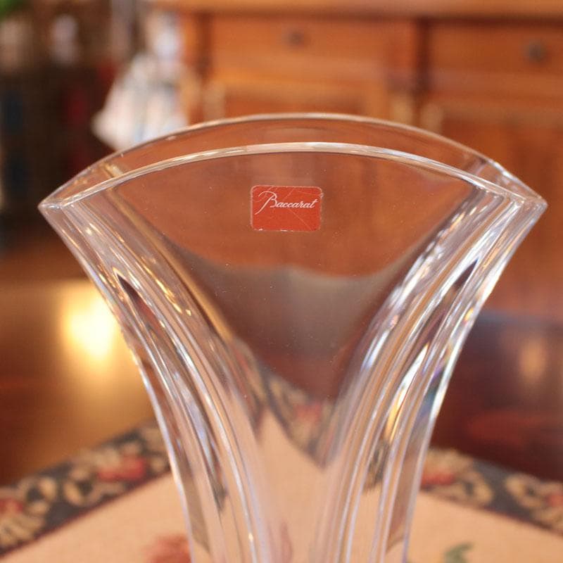 Baccarat バカラ フラワーベース 花瓶 ギンコベース 101-024