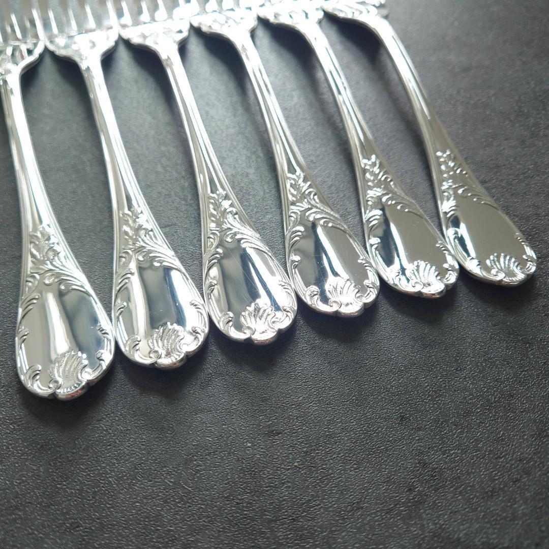 希少 美品 クリストフル マルリー フィッシュフォーク 6点