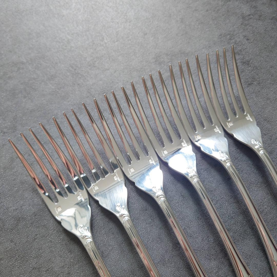 希少 美品 クリストフル マルリー フィッシュフォーク 6点