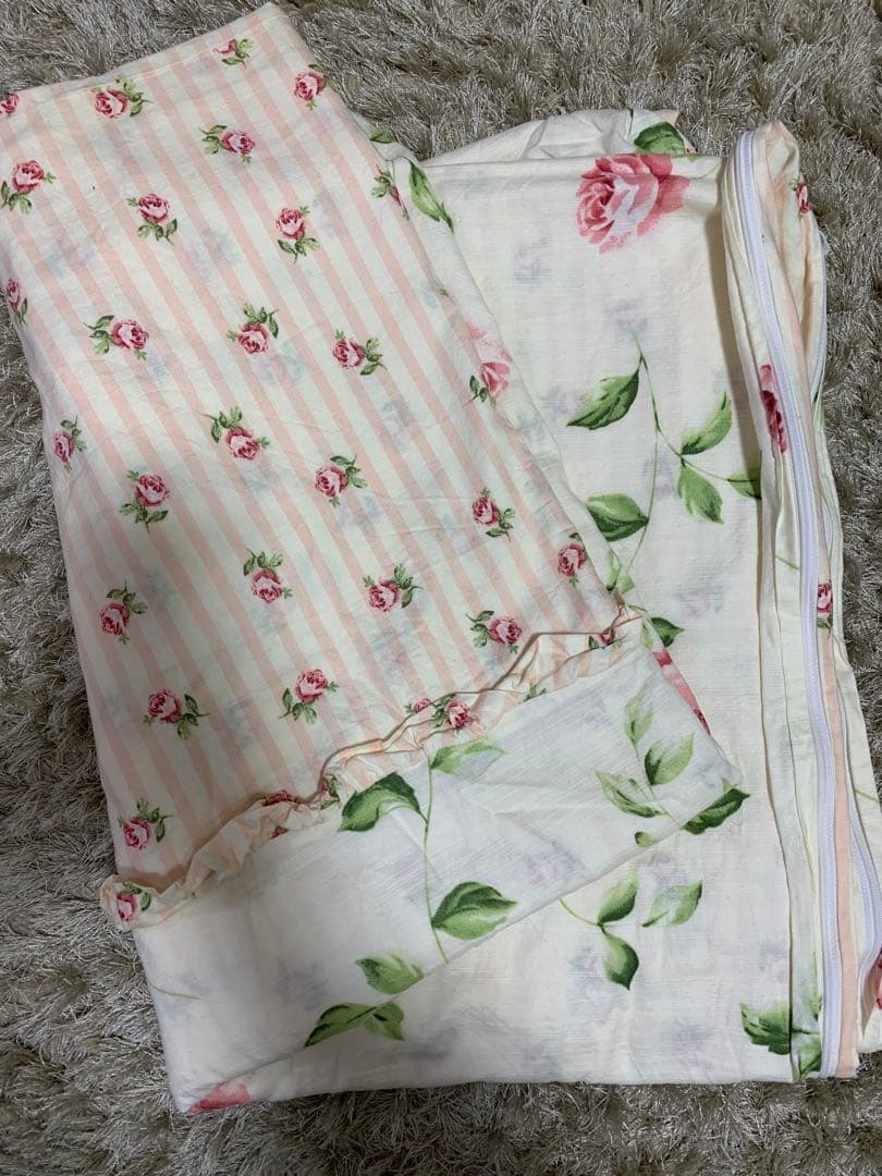 専用出品　　ローラアシュレイ　シングル布団カバーピロケースセット　2セットまとめ