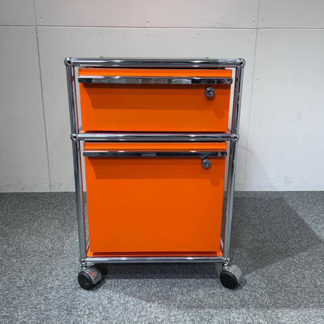 【値下げOK】USM Haller ハラー ワゴン ピュアオレンジ