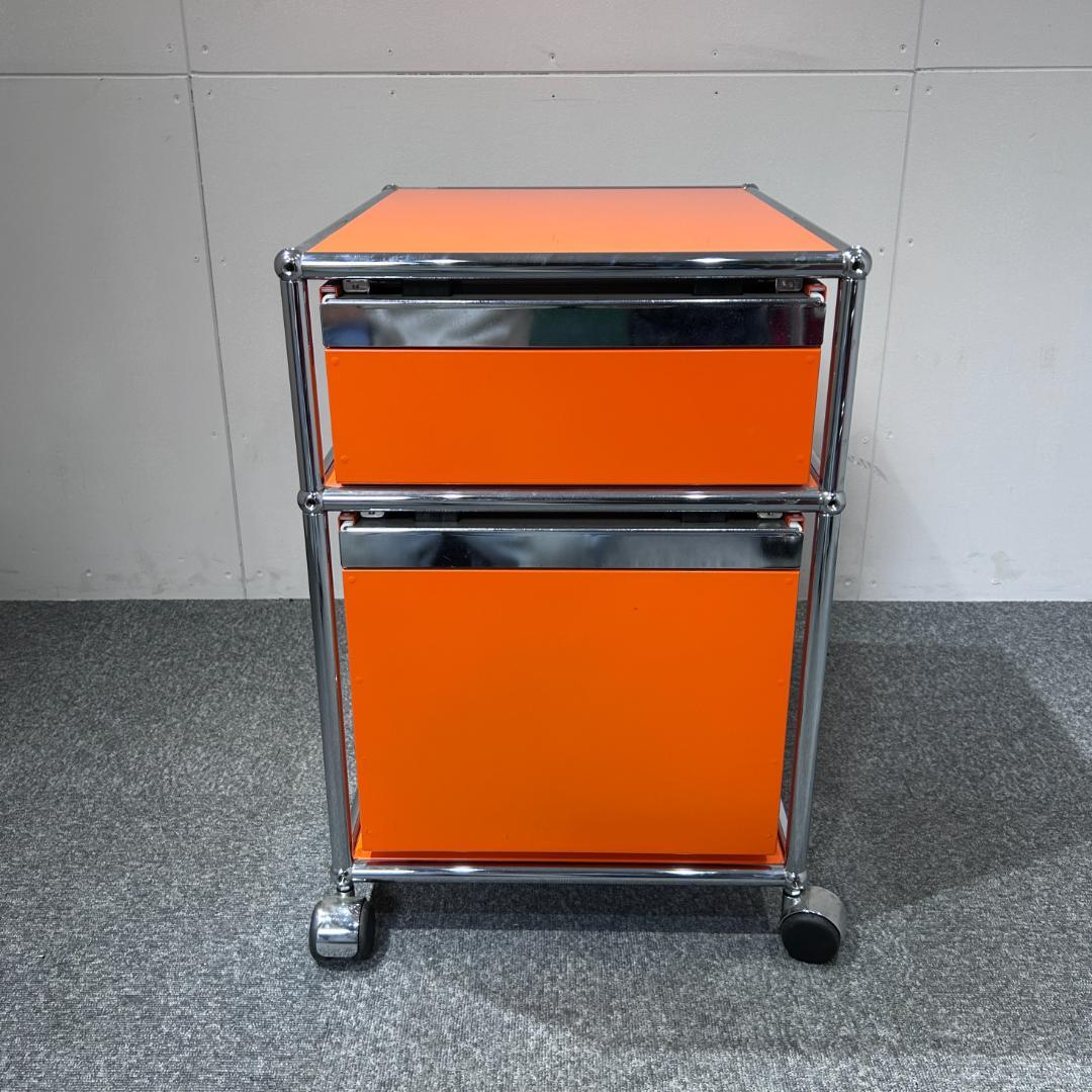 【値下げOK】USM Haller ハラー ワゴン ピュアオレンジ