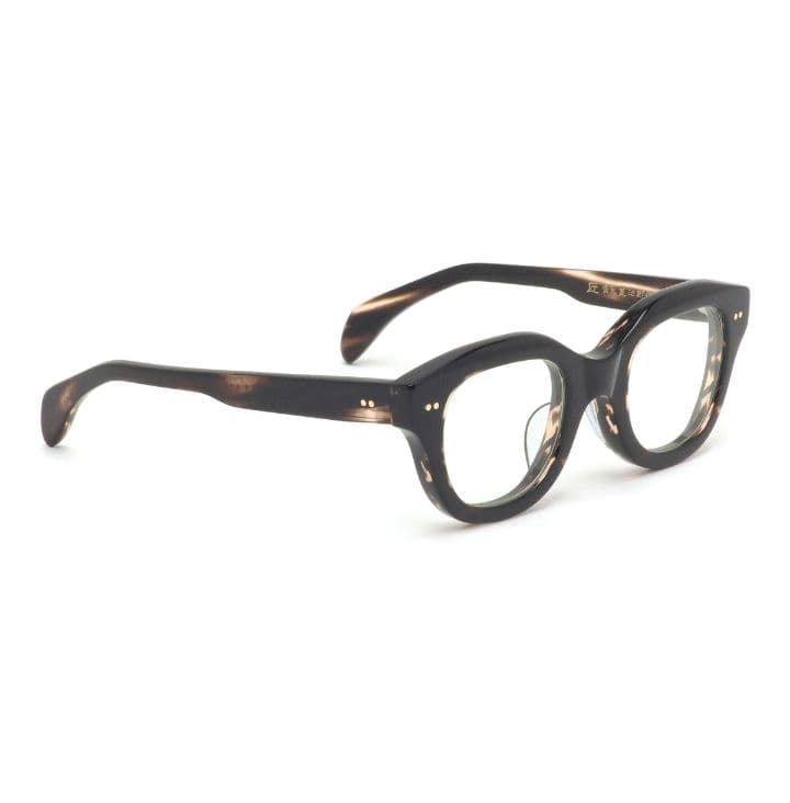 ☆匠 角矢甚治郎作【鯖江メガネ・新品】伊達メガネ　セルロイドフレーム　其40-ハ