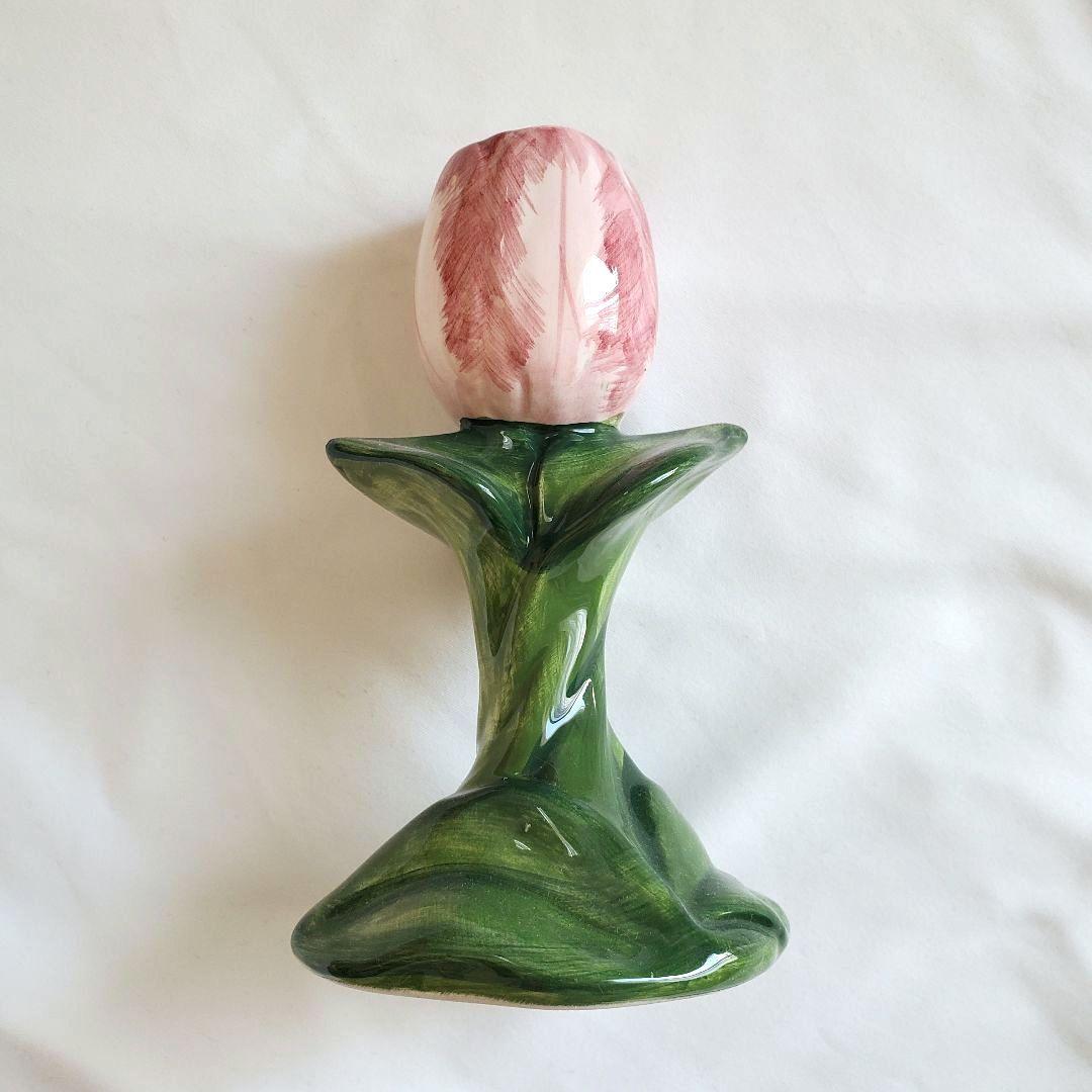 vintage * turip candle holder 2点セット