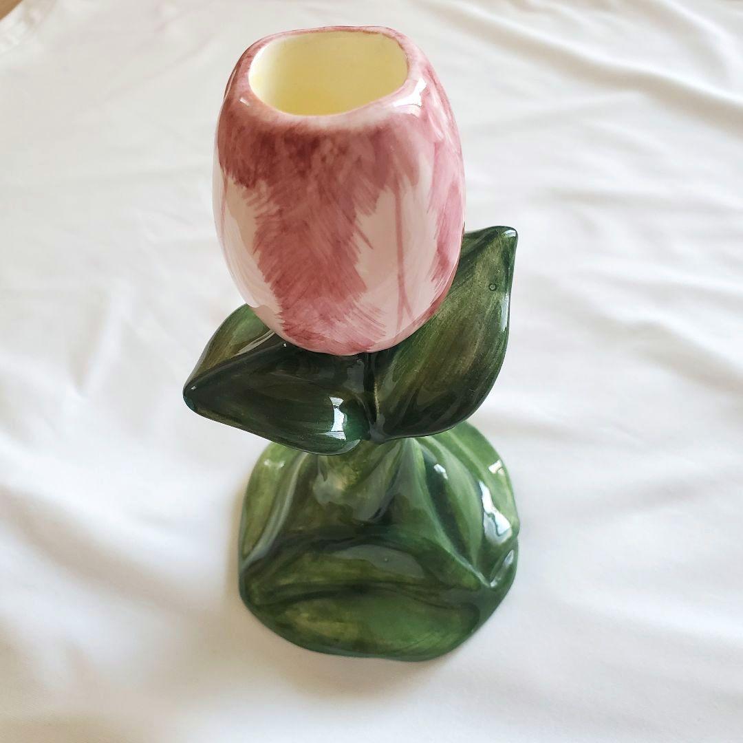 vintage * turip candle holder 2点セット