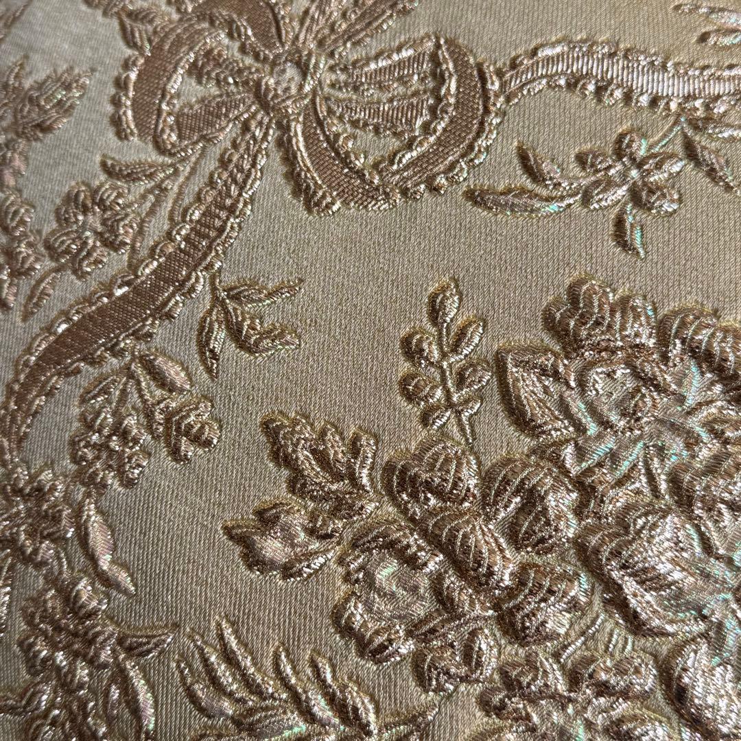 JI93美品✨ GUCCI フローガル柄 クッション 丸型 イエロー チェック