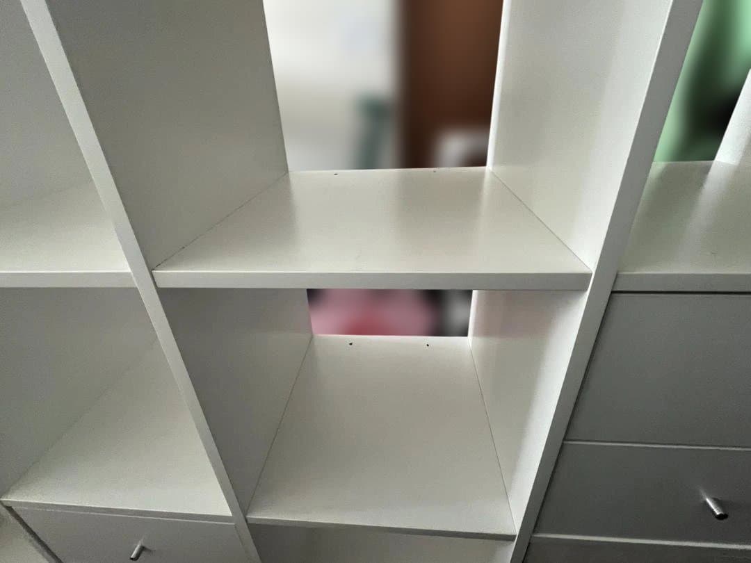 送料込み IKEA　KALLAXシェルフ　ホワイト