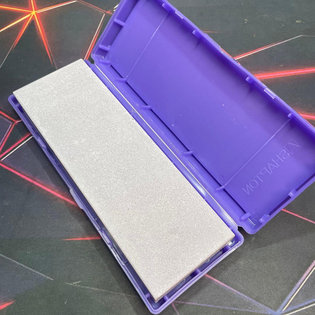 シャプトン刃の黒幕ムラサキ#30000鏡面仕上げ砥石