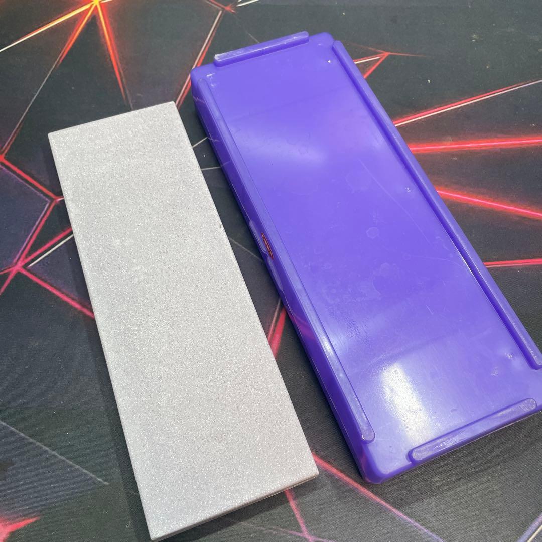 シャプトン刃の黒幕ムラサキ#30000鏡面仕上げ砥石