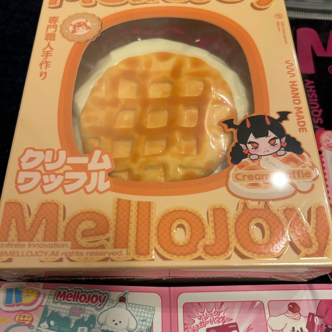 付属品フルセット】MelloJoy クリームワッフル丸 メロジョイ ワッフル