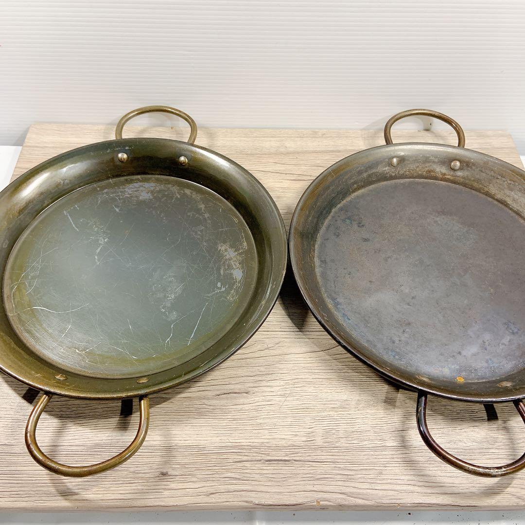 ヒキモト　パエリア鍋　10枚セット　鉄鍋　鉄製　鍋　平鍋