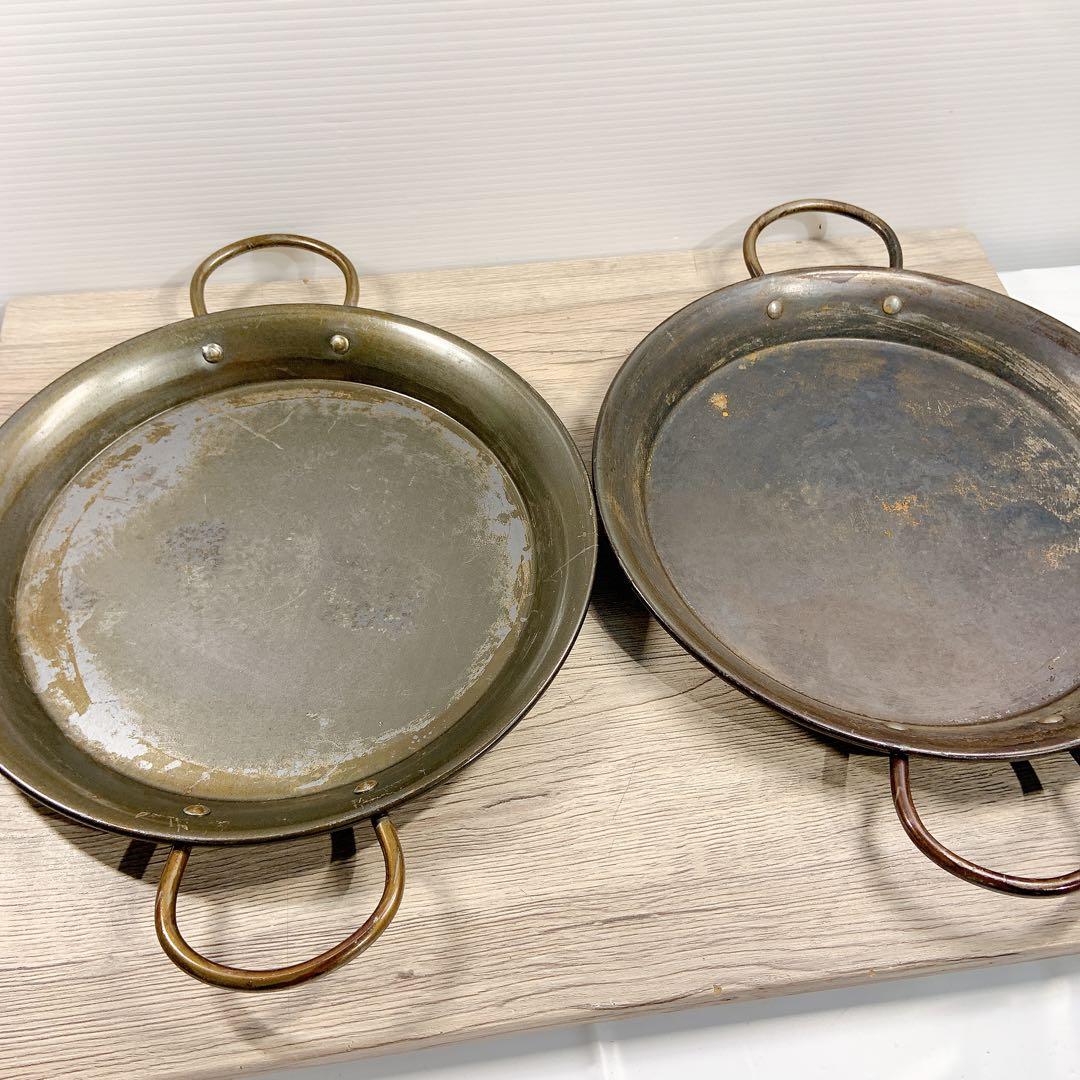 ヒキモト　パエリア鍋　10枚セット　鉄鍋　鉄製　鍋　平鍋