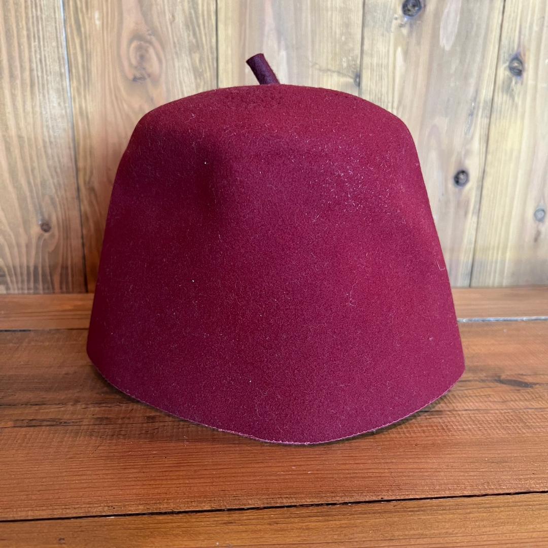 フリーメイソン ビンテージ 50s デッドストック フェズハット シュ