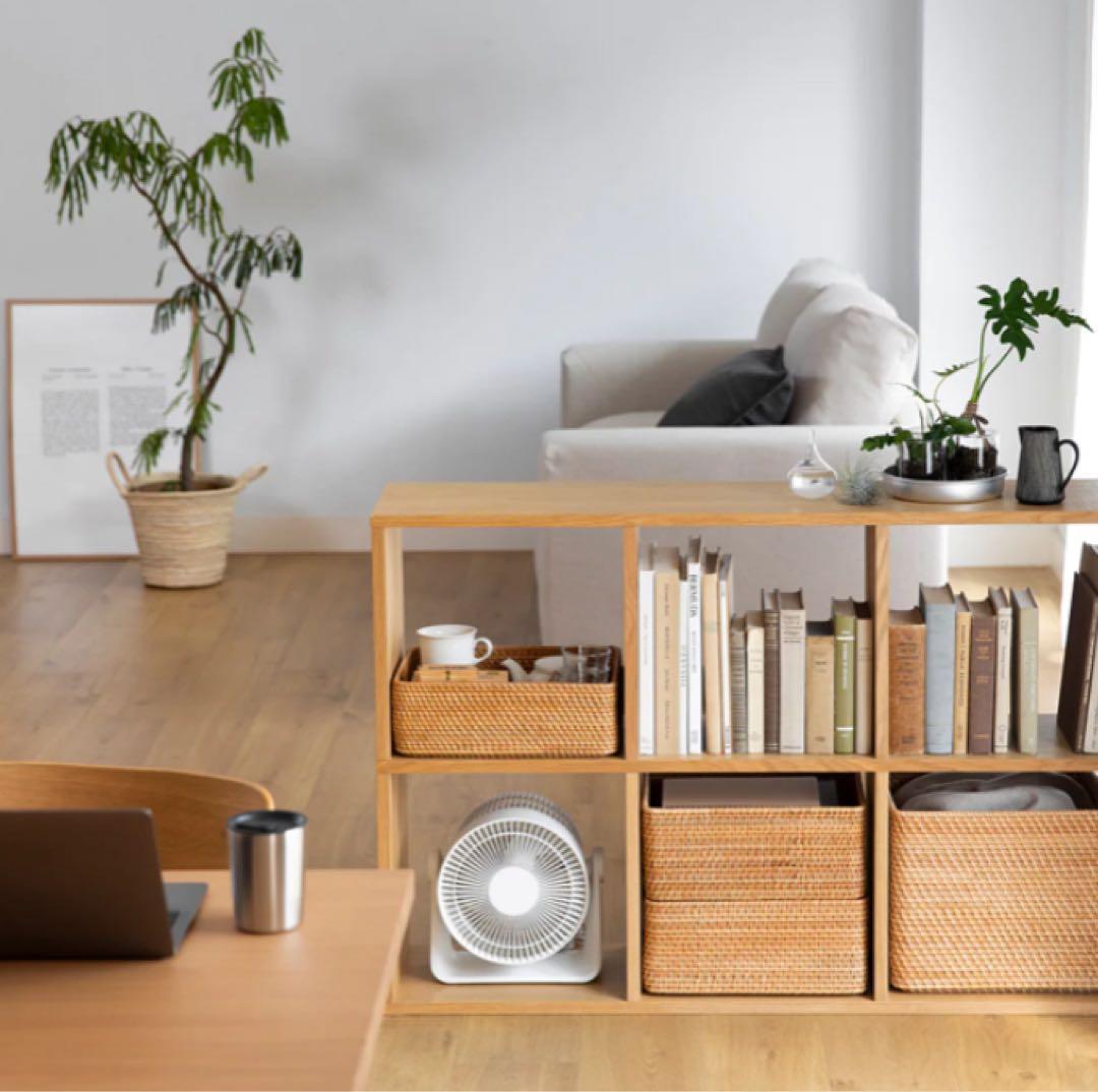 ⭐️美品⭐️オプション２個付⭐️無印⭐️ウォールナット材⭐️スタッキングシェルフ⭐️３段２列