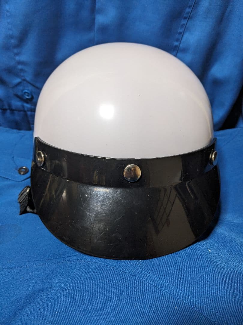 長期保管　交通　ヘルメット 未使用　フェイスシールド付