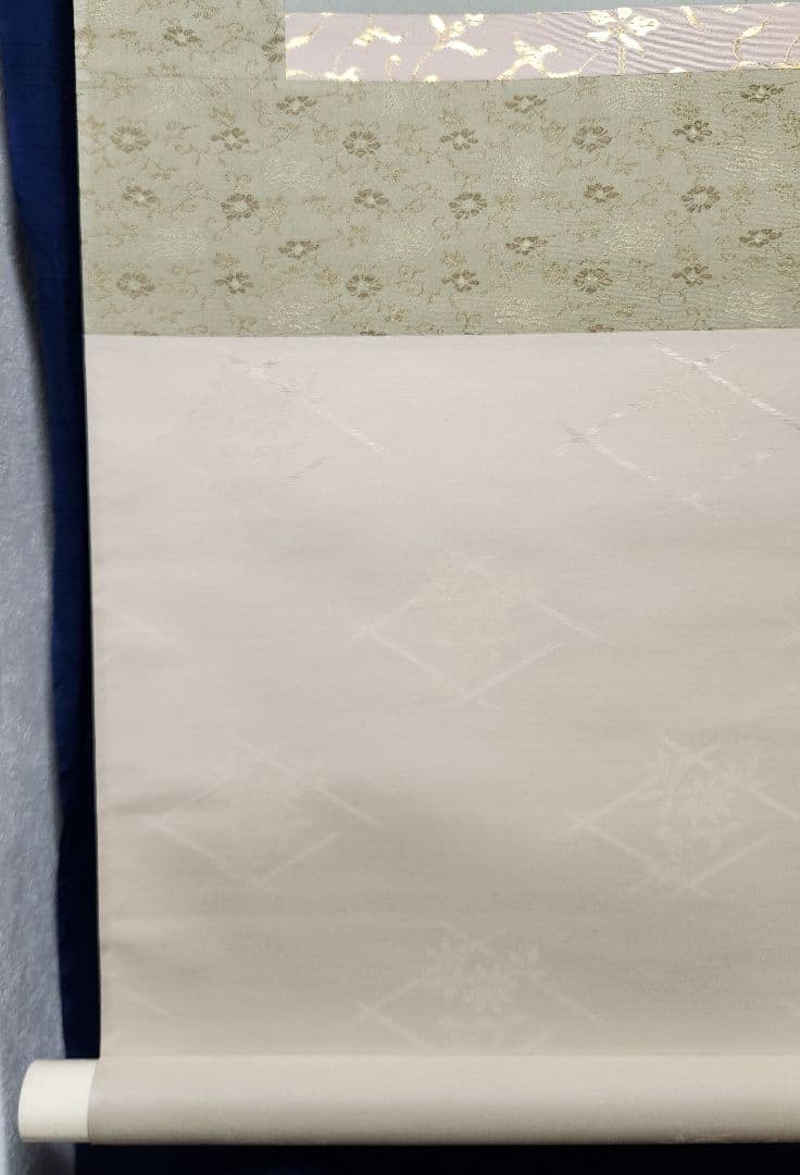 夜桜図】智 2613 花見 月 共箱 掛け軸 肉筆