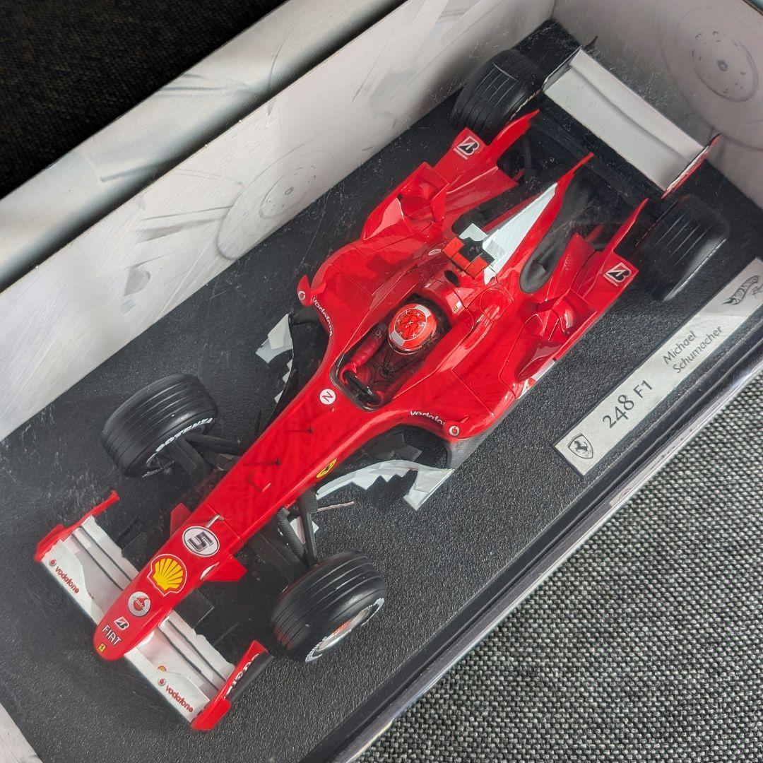 1/18 マテル ホットウィール フェラーリ248 F1 シューマッハ 2006