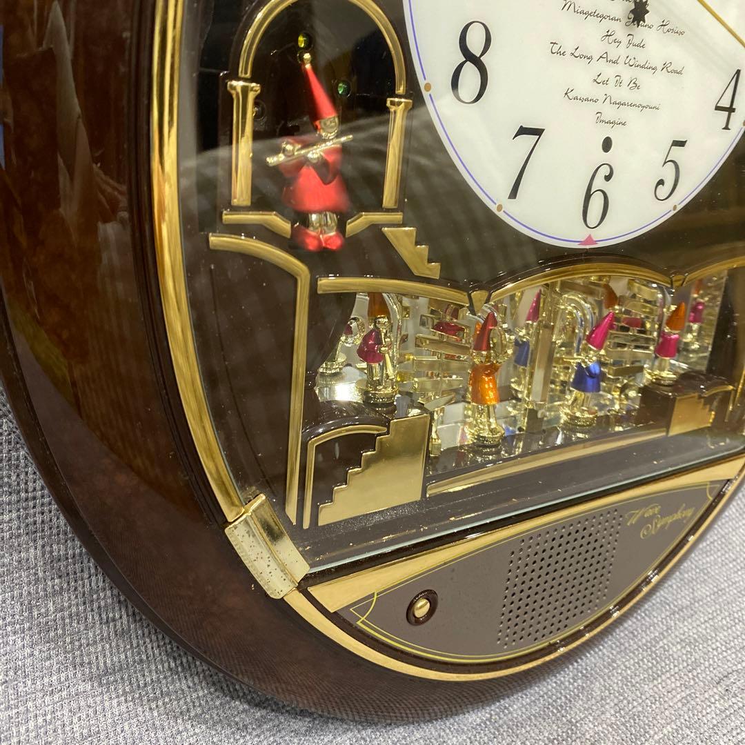 SEIKO セイコー からくり時計 電波時計 ウェーブシンフォニー RE551B