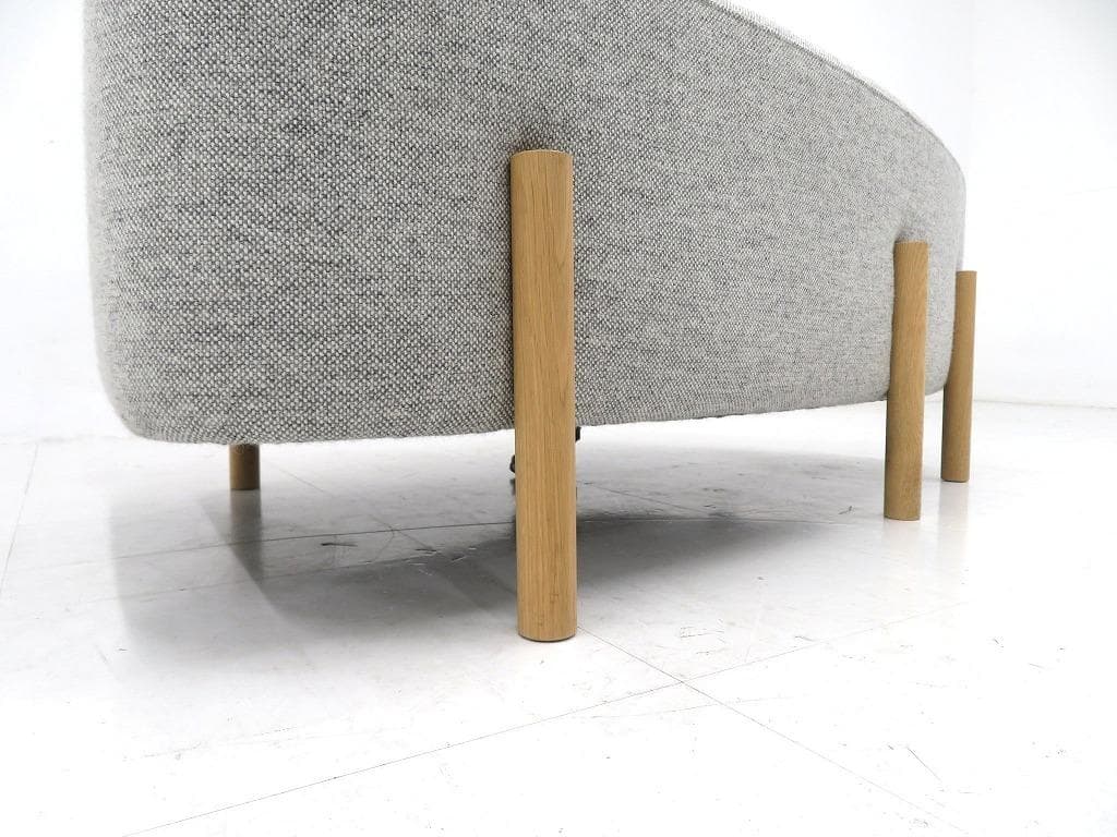 展示品 カリモク ドラドラ 北欧 オーク材 ソファ サイドテーブル 付き