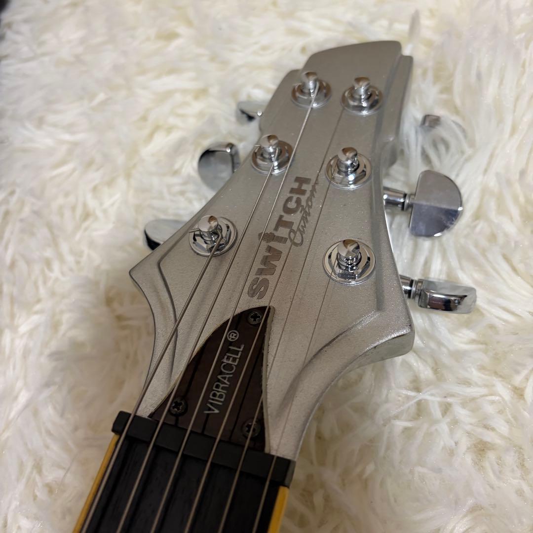 希少 SWITCH VIBRACELL CUSTOM シルバー エレキギター - メルカリ