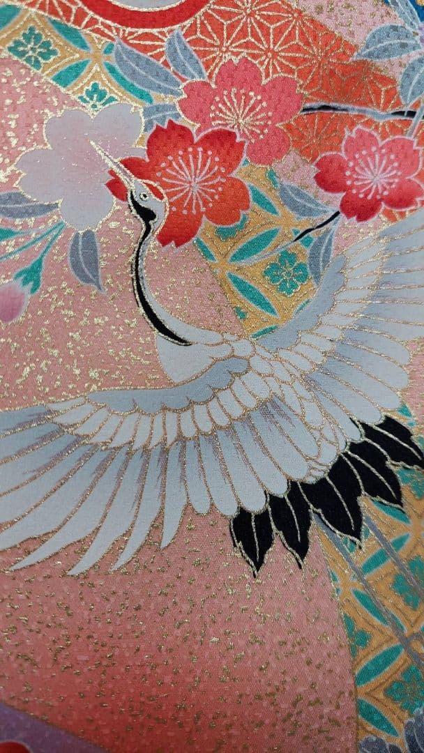 NA128アンティーク子供着物正絹めちゃくちゃ綺麗着丈99センチ裄丈45センチ