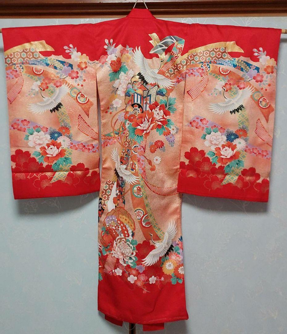 NA128アンティーク子供着物正絹めちゃくちゃ綺麗着丈99センチ裄丈45センチ