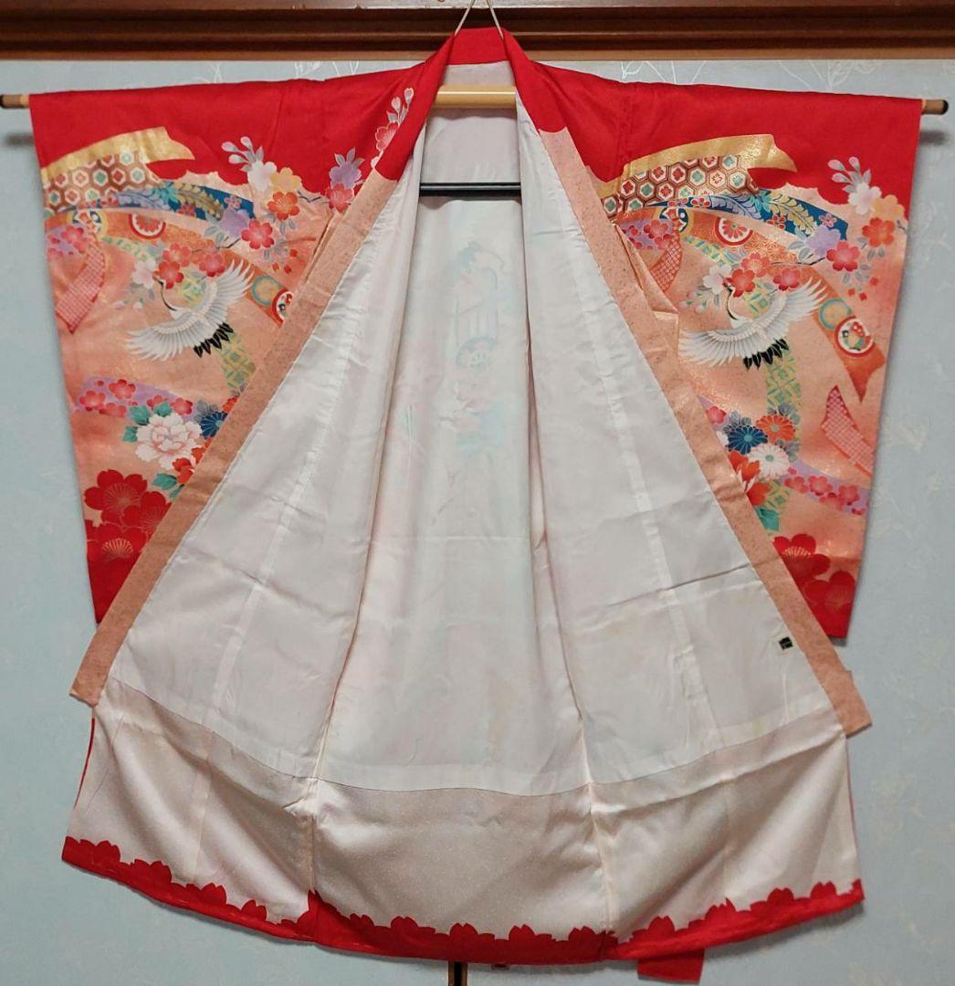 NA128アンティーク子供着物正絹めちゃくちゃ綺麗着丈99センチ裄丈45センチ