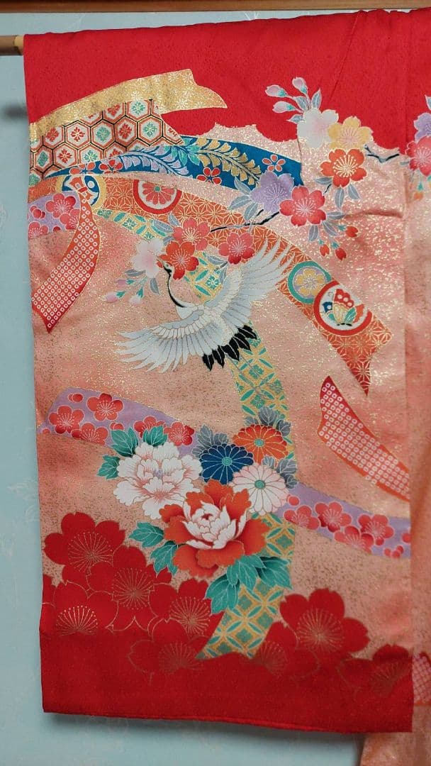 NA128アンティーク子供着物正絹めちゃくちゃ綺麗着丈99センチ裄丈45センチ