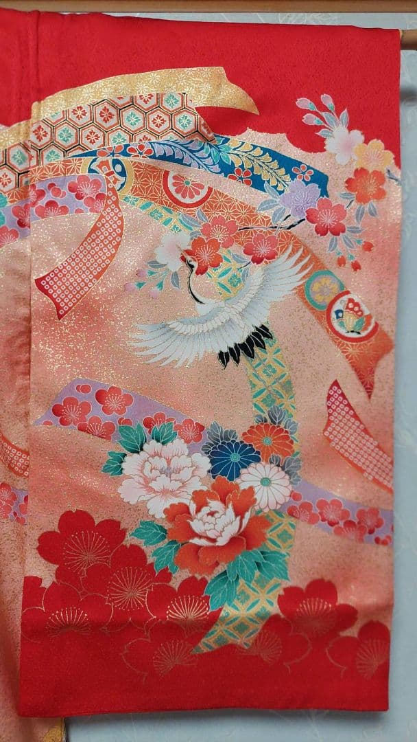 NA128アンティーク子供着物正絹めちゃくちゃ綺麗着丈99センチ裄丈45センチ