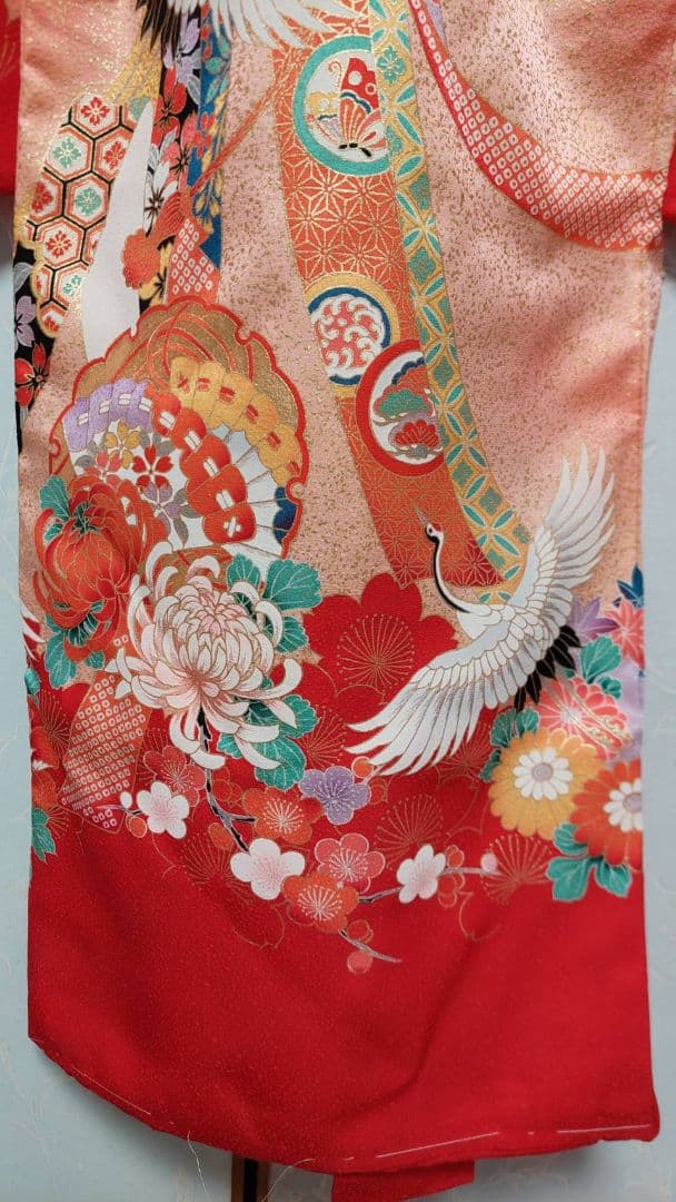 NA128アンティーク子供着物正絹めちゃくちゃ綺麗着丈99センチ裄丈45センチ