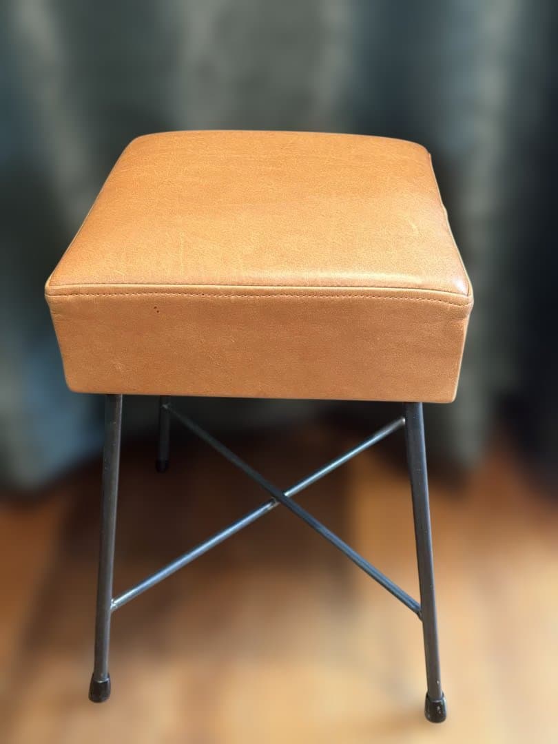 ロータイプ ローフ スツール SIKAKU シカク レザー 本革