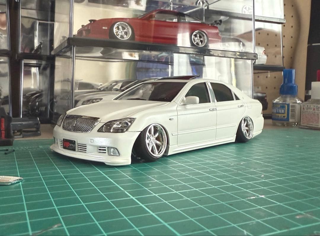 アオシマ 18クラウン アスリート 深リム仕様 クラウンアスリートのWORK