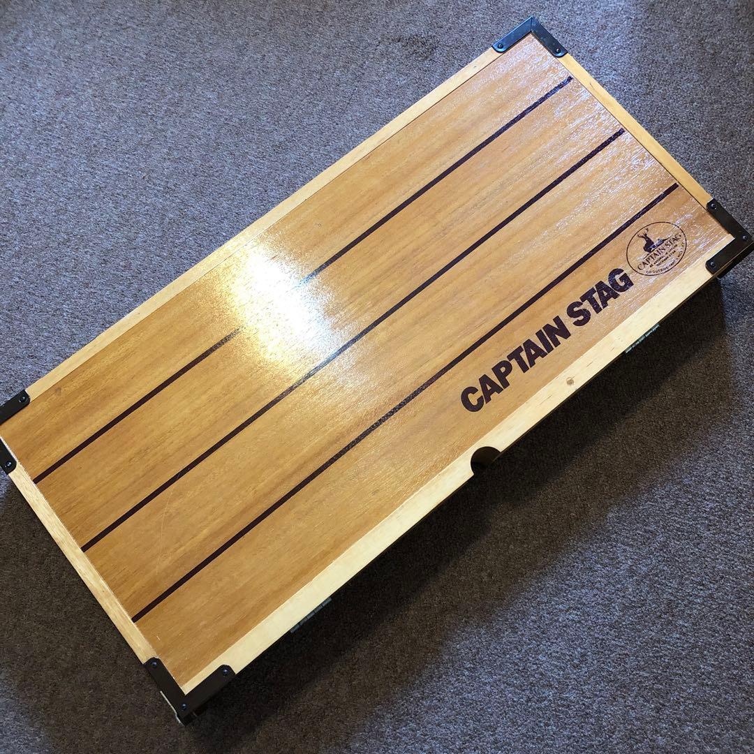 テーブル・チェア・ハンモック CAPTAIN STAG WOOD PICNIC TABLE VINTAGE