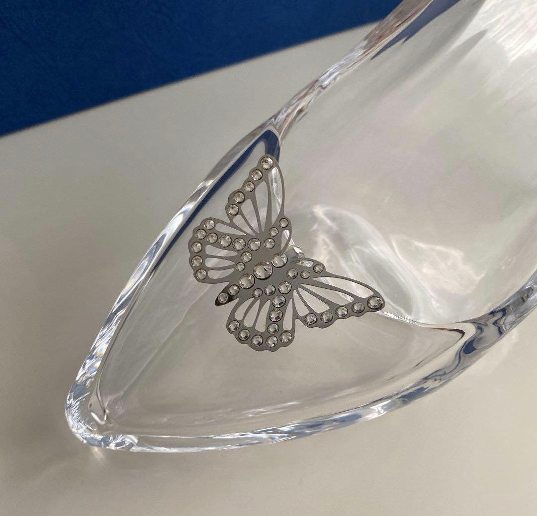 ガラスの靴 エマ 23.5cm 蝶々