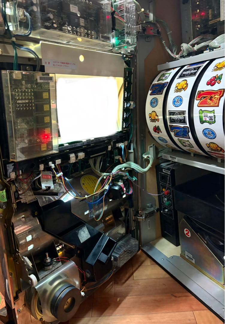 ジャンク 送料込み 初代 天下布武 4号機 パチスロ実機 コイン不要機付