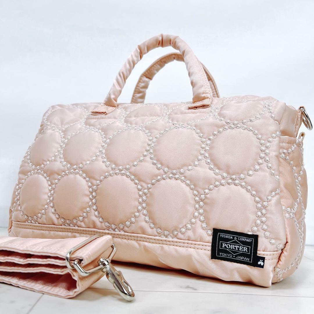 極美品》ポーター×ミナペルホネン ドクターズバック ミニボストン