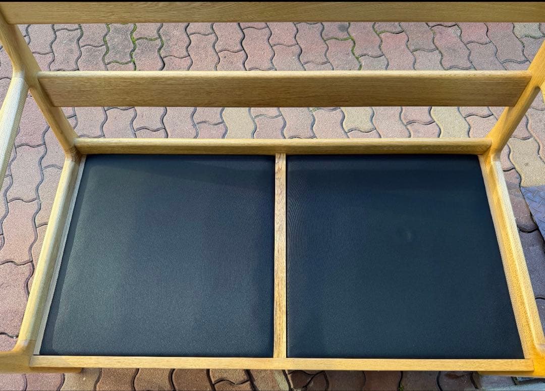 美品 IDC 大塚家具 起立木工 ノルディー ファブリック 2人掛け ソファー